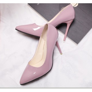 Dép cao gót nữ phấn hồng 7cm và 10cm