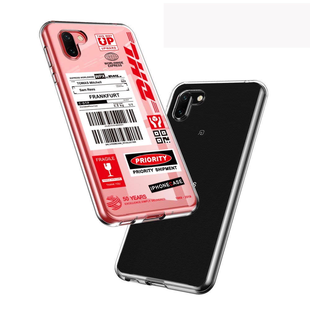 Ôp Điện Thoại silicon Dẻo In Hình dhl Cho sharp aquos r2 / sh-03k / shv42 Ốp
