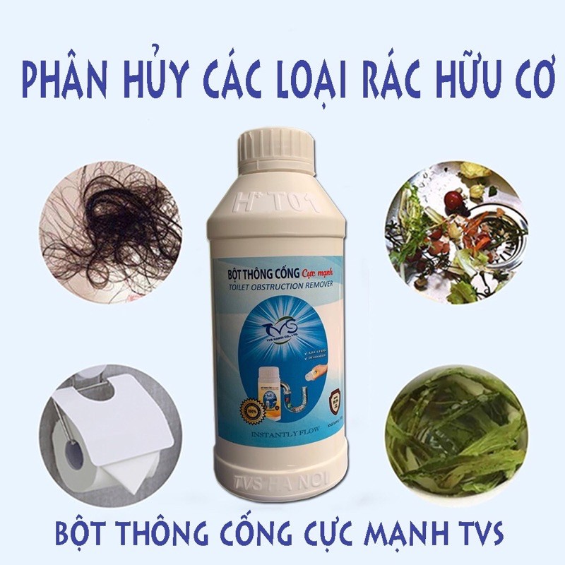 bột thông cống cực mạnh chai 250g