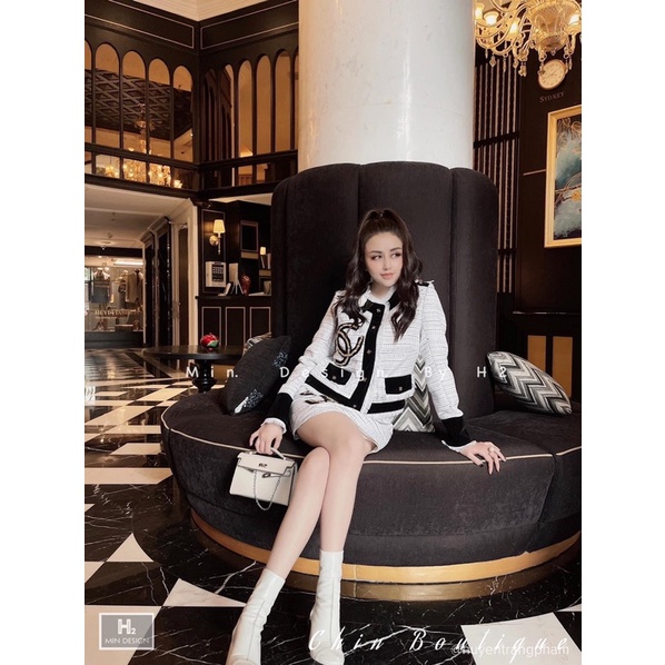 Sét dạ chaneo tang nơ siêu đẹp | BigBuy360 - bigbuy360.vn