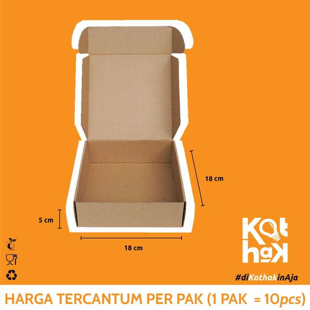 Hộp đựng thiết bị điện tử kích thước S 18x18x5 | Hộp Cardboard trực tuyến