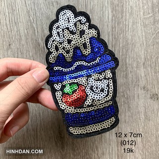 Sticker vải lấp lánh dễ thương, patch, miếng ủi vá quần áo, hình ủi nhiệt trang trí quần áo