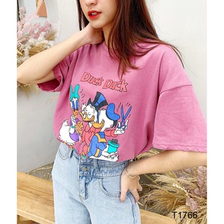 Áo thun nữ mina tay lỡ duck - t1766