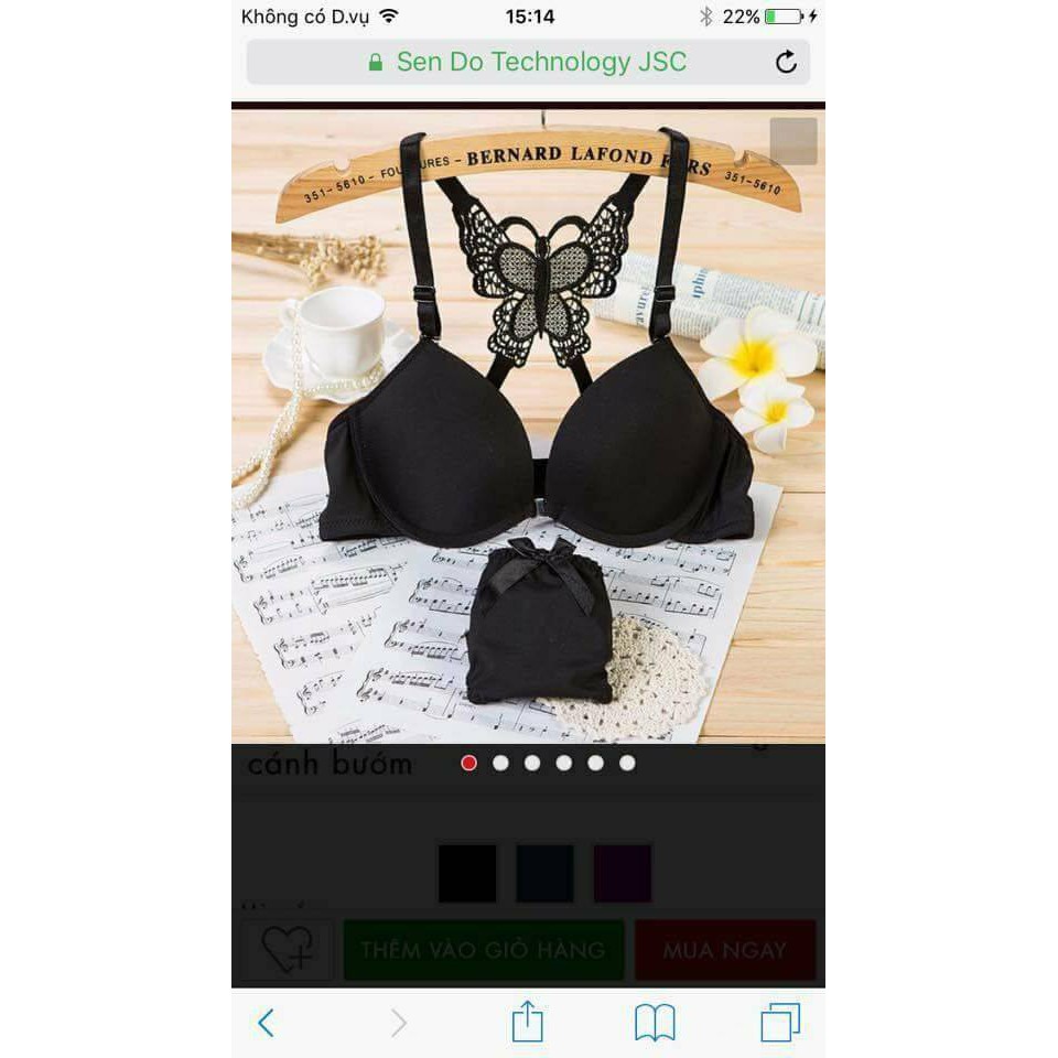 Bộ đồ lót nữ khóa cài trước nâng ngực hàng Thái | BigBuy360 - bigbuy360.vn