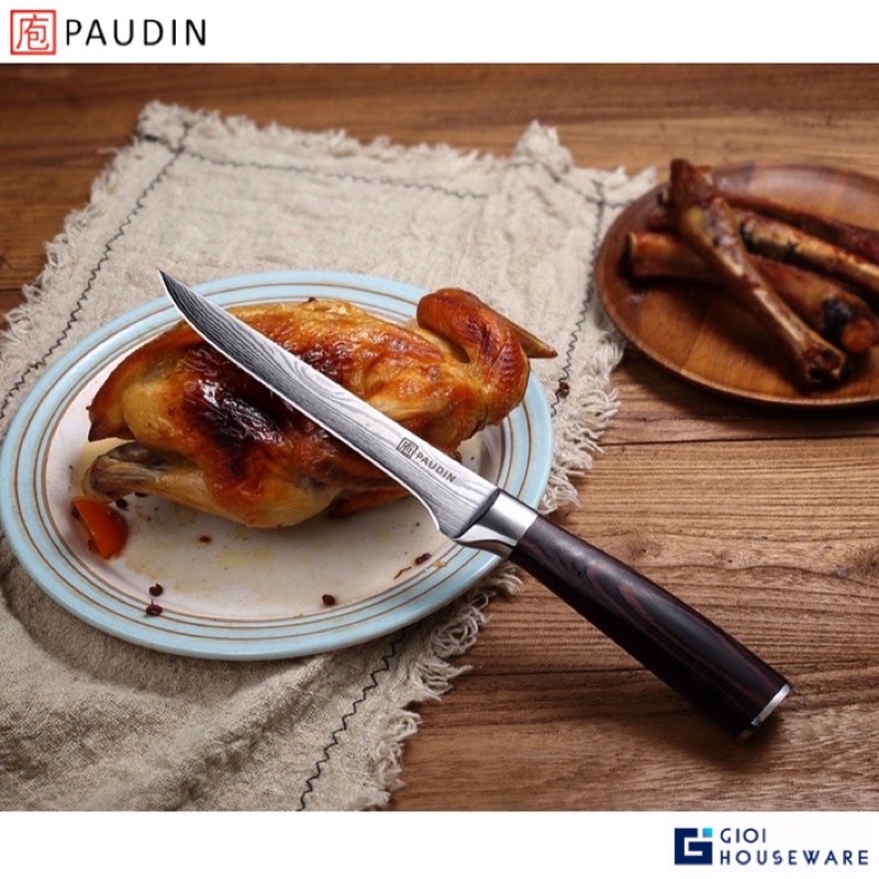 PAUDIN N10 Dao Lọc Xương, Da Làm Fillet - Thép Đức Siêu Bền - GiOi Houseware Free ship