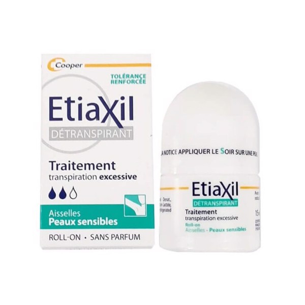 Lăn Khử Mùi Cho Da Nhạy Cảm Etiaxil Détranspirant Traitement Lọ 15ml