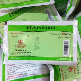 Bột sát khuẩn chuồng trại Hanmid 50g