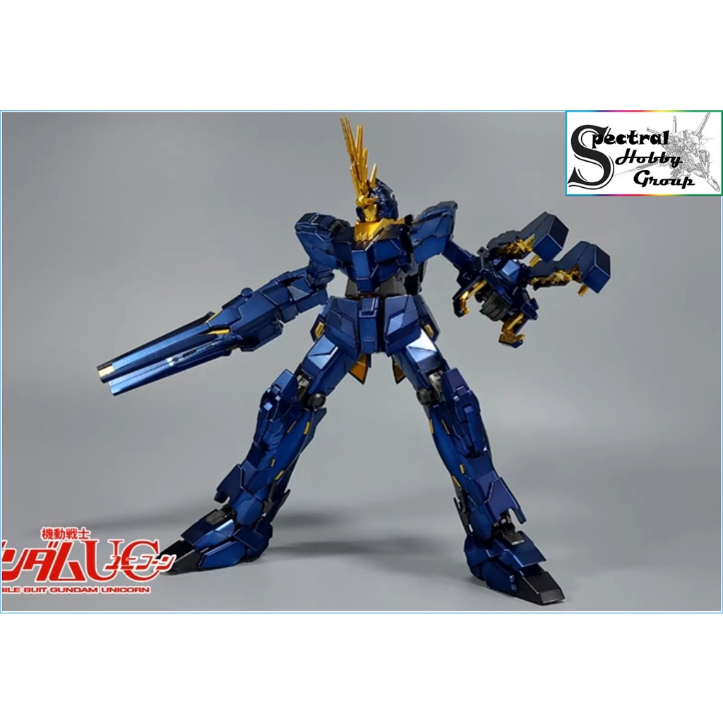 Mô hình lắp ráp MG 1/100 6639S UNICORN GUNDAM 02 BANSHEE TITANIUM FINISH daban model