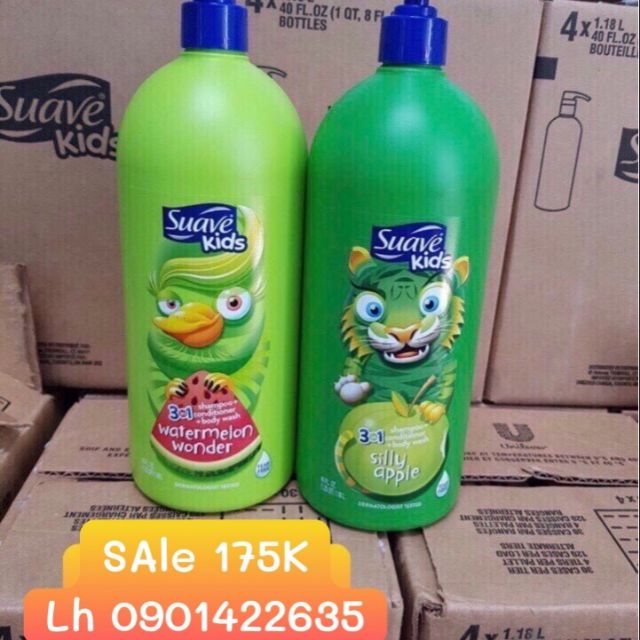 Sữa tắm cho trẻ em Suave Kids nhập khẩu Mỹ