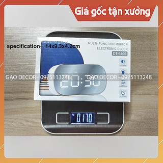 Gạo Decor - Đồng hồ LED mặt gương