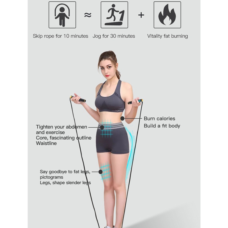 Dây Nhảy NAMA Có Tay Cầm Chống Trượt Thông Minh ​​Dây Thừng Tập Thể Thao Chuyên Dụng Chất Lượng Cao