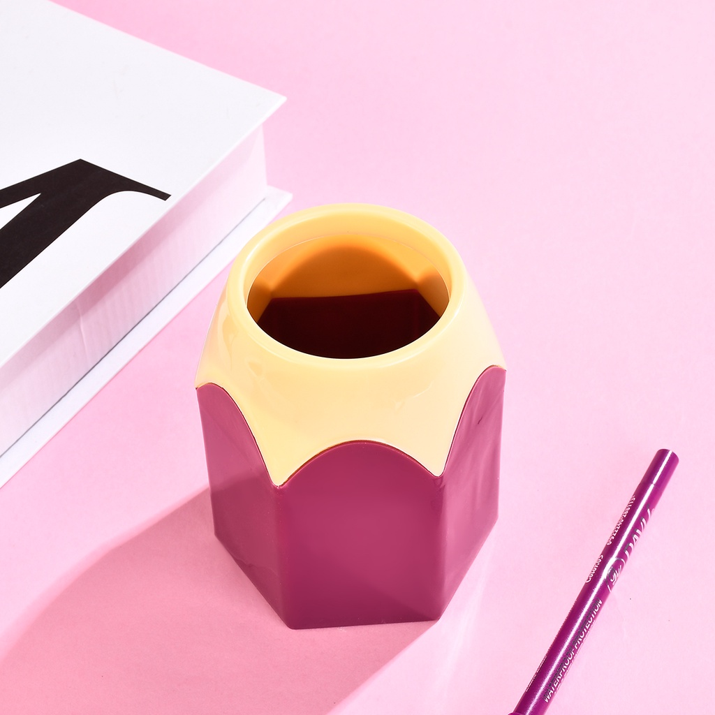 Lọ Đựng Bút / Cọ Trang Điểm Để Bàn Jp6