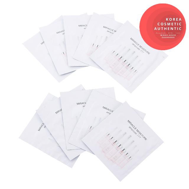 Combo 10 Gói Tinh Chất phục hồi hoàn hảo  OHUI Miracle Moisture Ampoule 777 | BigBuy360 - bigbuy360.vn