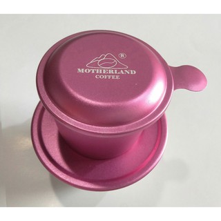 Phin pha cafe màu hồng cánh sen