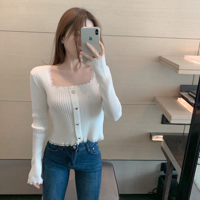 NRVP Áo Sweater Nữ Dài Tay Phong Cách Hàn Quốc 2023