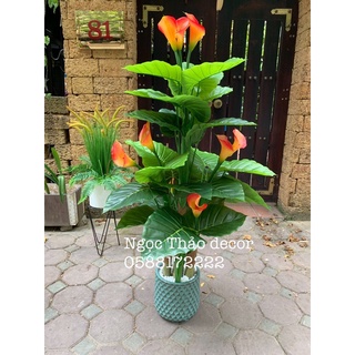 Cây giả _ cây rum đại 1m6 _ Ngọc Thảo decor