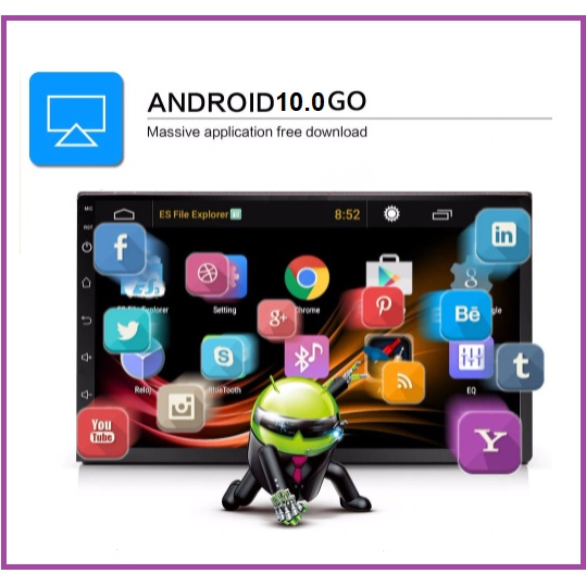 Màn Oled C2, Màn hình ô tô cảm ứng  Androi 7 inch đa chức năng lắp sim 4G- thu phát wifi hoặc wifi tiếng việt. DVD oto