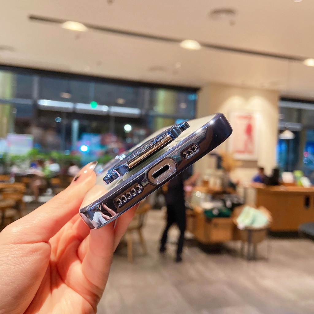 Ốp Điện Thoại Trong Suốt In Hình Gấu Sang Trọng Cho iphone 13 Pro Max i13 13pro 11 Pro Max i11 X XR Xs Max 7plus 8plus 12Pro 12 Pro Max