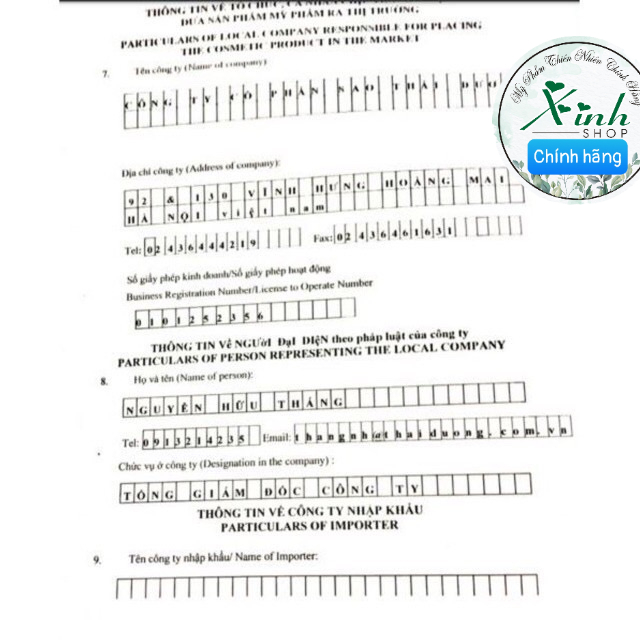 Serum đặc hiệu nám Valentine thái dương