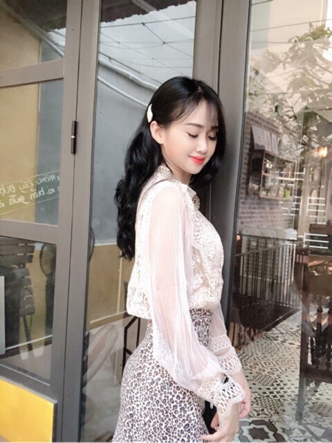 Áo bánh bèo tay voan hàng L1 Quảng Châu