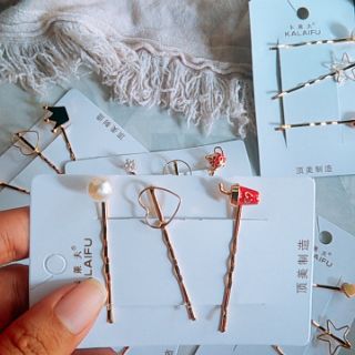 [COMBO] 5 set cột tóc Hàn Quốc 3 món ĐƯỢC LỰA MẪU
