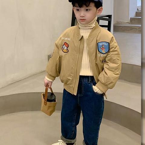 Áo Khoác Bóng Chày Thời Trang Xuân Thu 2022 Phong Cách Hàn Quốc Cho Bé Trai