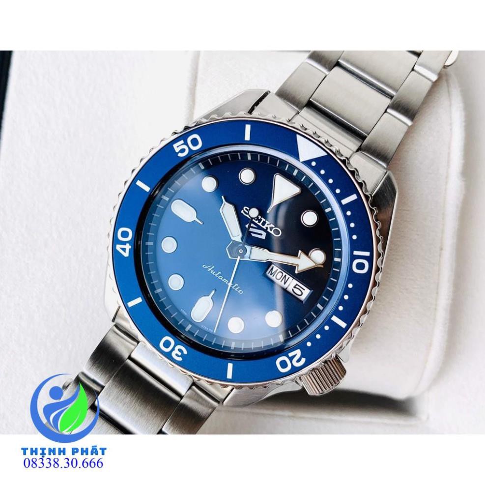 Đồng hồ cơ nam chính hãng Seiko 5 SRPD51K1S dây thép, kính Hardlex, 1 sản phẩm thuộc bộ sưu tập Sports,BẢO HÀNH 60 THÁNG