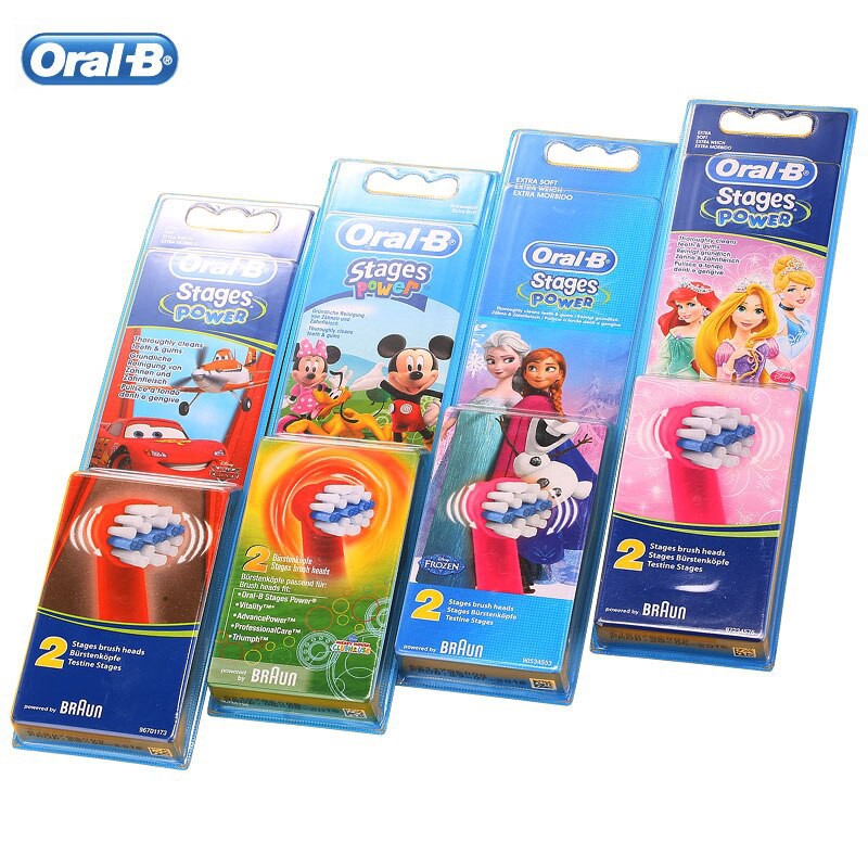 [Oral B] Đầu bàn chải điện trẻ em❤FREESHIP ❤ đầu bàn chải điện , oral b