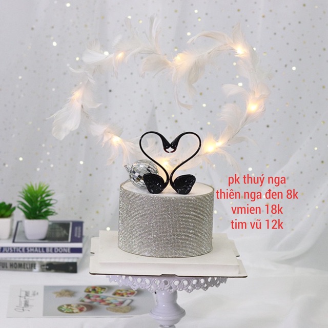 5 Đôi thiên nga trái tim đen,trắng