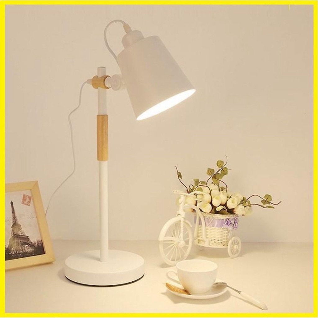 Đèn Học Chống Cận, Đèn bàn học ☀️Chống cận☀️ FDB01 kiểu dáng sang trọng, chống lóa mắt, tiết kiệm điện + Bóng đèn