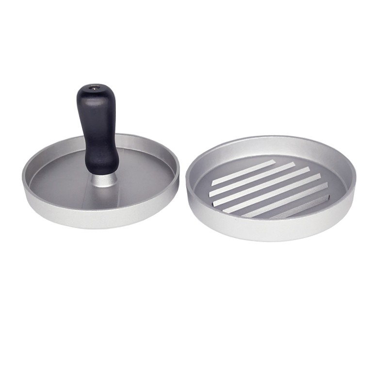 Dụng Cụ Ép Nhân Bánh Hamburger Bằng Giấy Nhôm 12cm Kèm 100 Giấy Patty