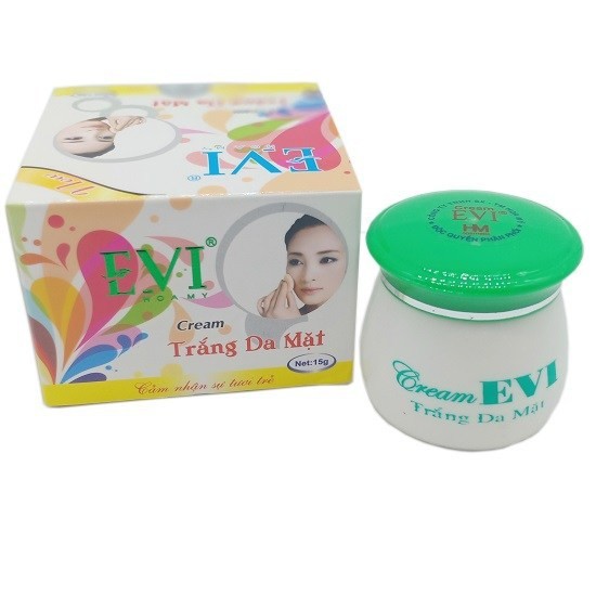 Kem evi trắng da mặt evi cream dưỡng trắng da (15g)