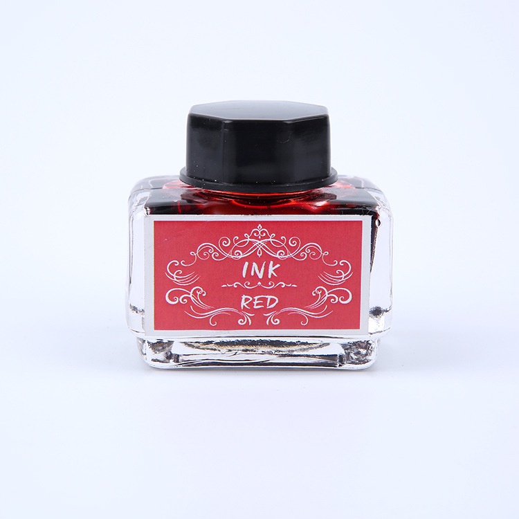 Lọ mực viết máy dung tích 15ml không carbon 10 màu sắc tùy chọn dành cho bút gốm/ bút thuỷ tinh