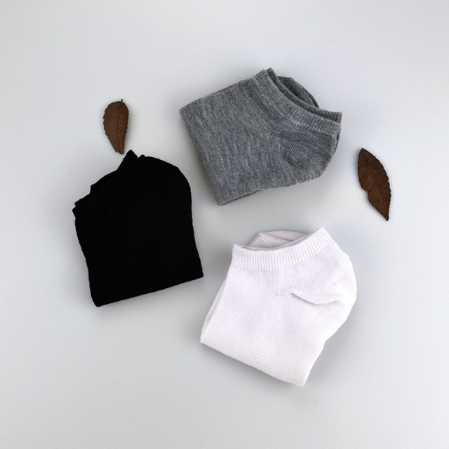 Vớ cotton Cổ Thấp Phong Cách Nhật Bản Cho Nam Và Nữ