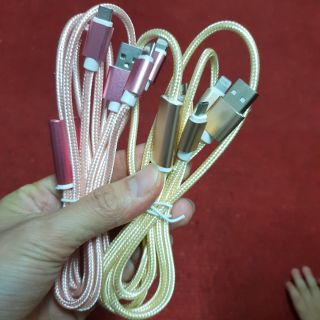 Cáp dù 3 đầu/iphone/galaxy/typc