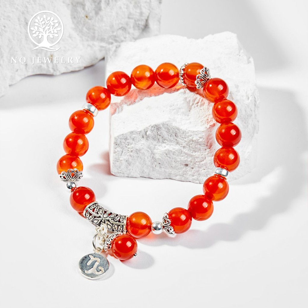 Vòng tay đỏ charm cung hoàng đạo - NQ Jewelry