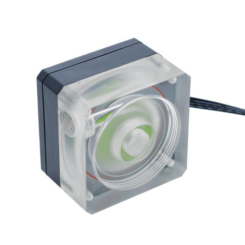 Máy bơm nước làm mát PUB-SZM6 siêu mỏng PWM điều khiển tốc độ dòng chảy rộng 4cm 500L hỗ trợ bể OD50