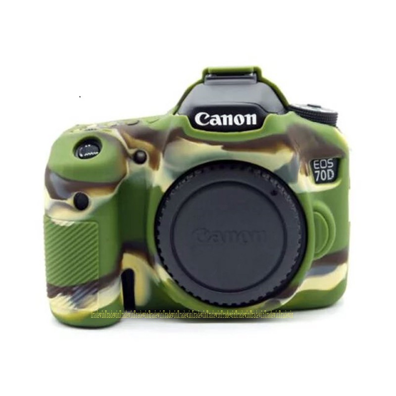 Vỏ bọc bảo vệ bằng silicone mềm cho máy ảnh Canon Eos 70D