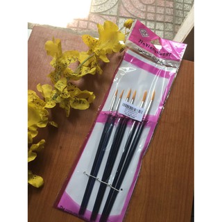 Bộ cọ vẽ 12 cây giá rẻ ( 1 vỉ màu xanh)