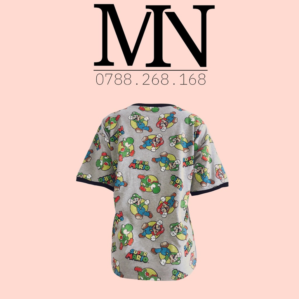 Áo thun form cánh dơi rộng vải Mario vnxk