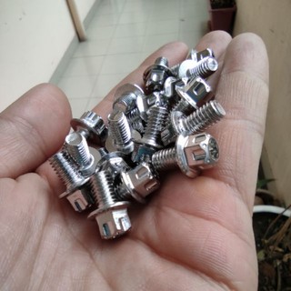 ốc inox salaya VN - 6li1 (m6x10) - gắn carte sên