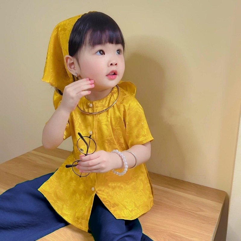 Bộ quần áo bà ba Habi Fashion cho bé từ 8-18kg
