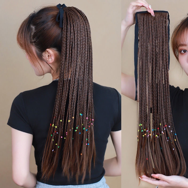 Tóc Giả Thắt Bím Đuôi Ngựa Thời Trang Cho Nữ