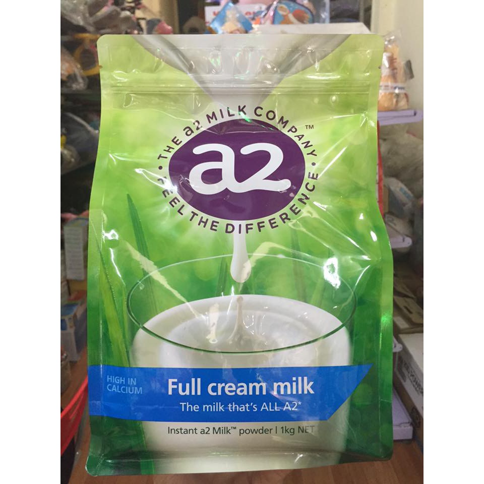 Full Cream A2 - Sữa tươi dạng bột nguyên kem A2