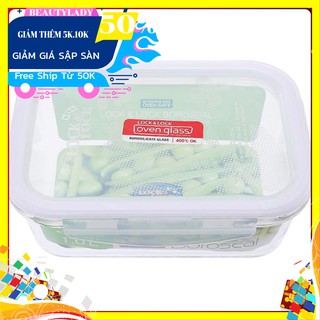 Hộp thủy tinh hình chữ nhật Lock&Lock LLG445 1L