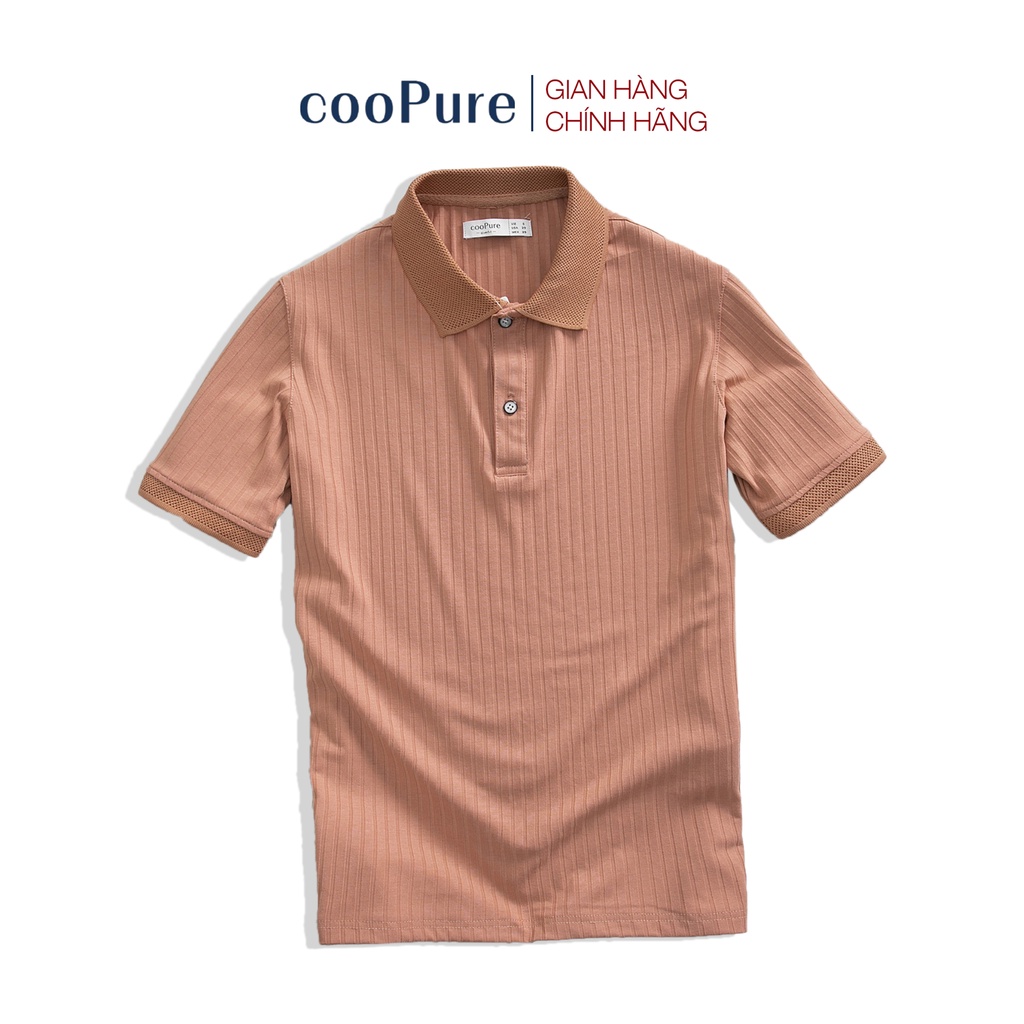 Áo thun polo nam cooPure, chất liệu len sweater thoáng mát, thiết kế cách điệu NO.9116 (6 màu)