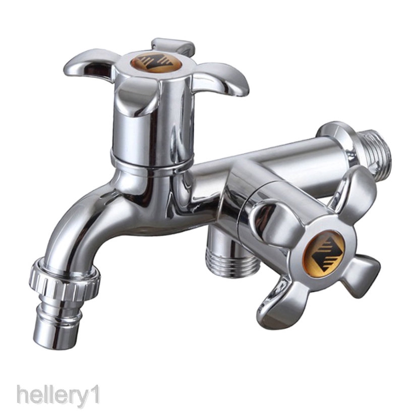 1 Vòi Nước Đánh Bóng Mạ Điện Gắn Tường Nhà Bếp / Phòng Tắm