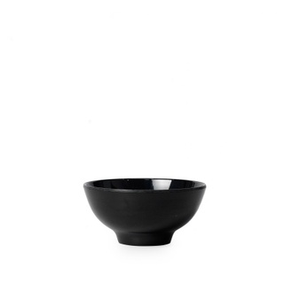 Chén cơm nhựa Melamine màu đen CO11