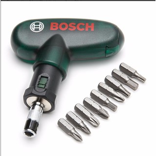 Bộ mũi vặn vít cầm tay 10 chi tiết bosch 2607019510