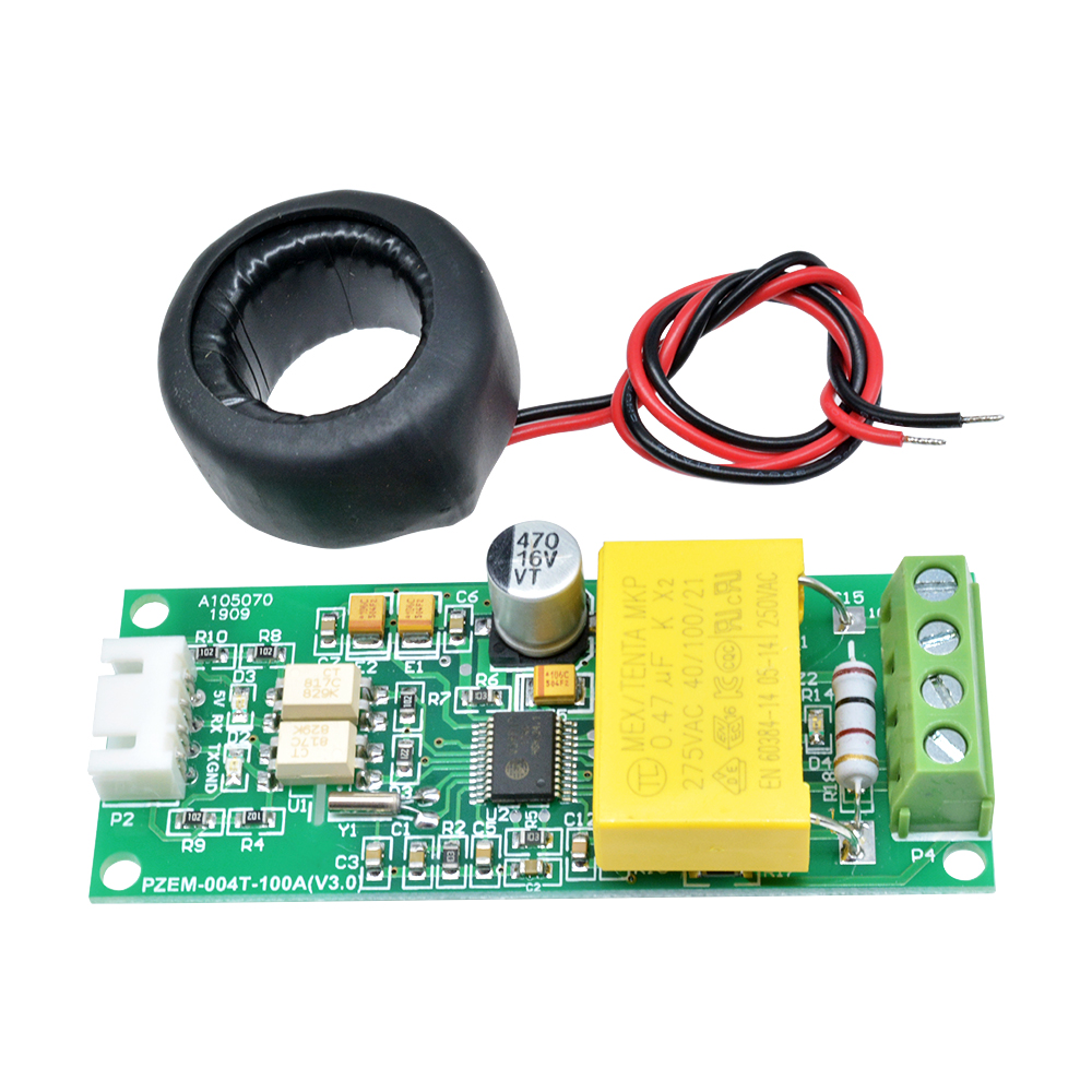 Thiết Bị Kiểm Tra Dòng Điện Đa Năng PZEM-004T TTL COM2 / COM3 / COM4 0-100A 80-260V
